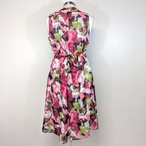 Ann Taylor LOFT Watermark Bib Dress